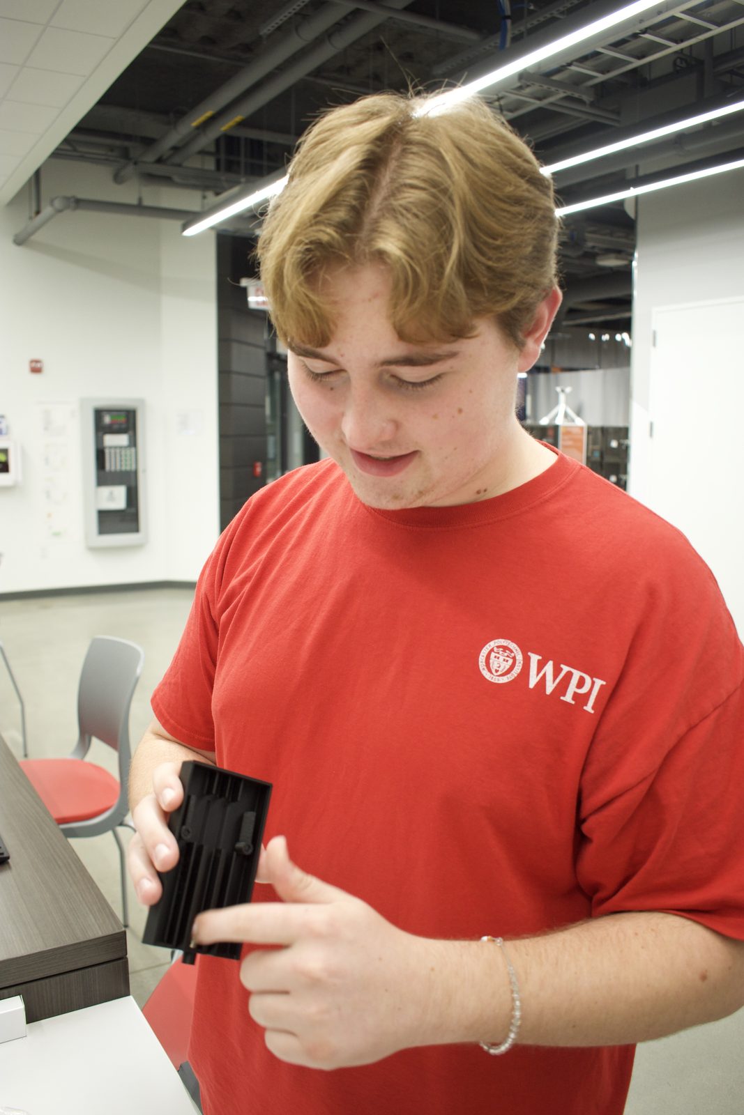 Working on the EpiSafe prototype in the WPI lab