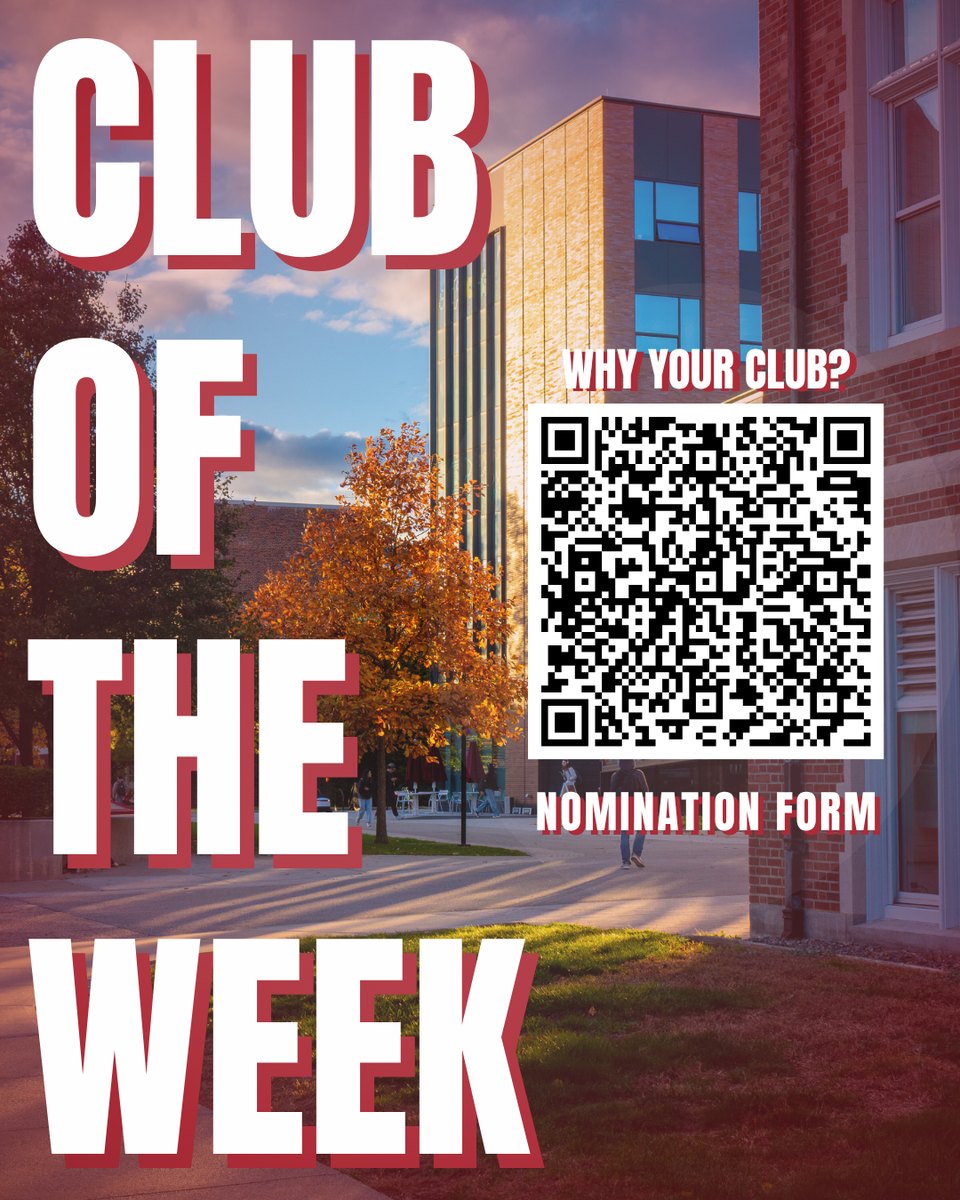 A WPI SGA Club of the Week campaign poster designed by Aaryan